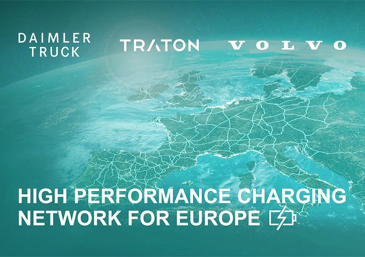 Foto The Volvo Group, Daimler Truck and the TRATON GROUP kick off European charging infrastructure joint venture.